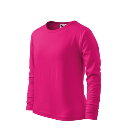 Malfini Fit-T LS tricou cu mânecă lungă pentru copii, roz