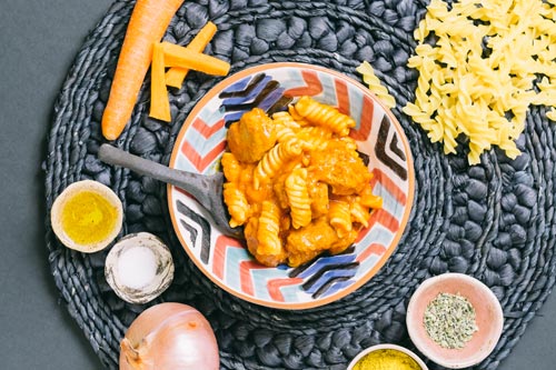 Jomipsa Forestia chiftele vegetariene cu paste-SH