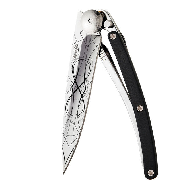 Deejo Tattoo briceag ebony wood infinite