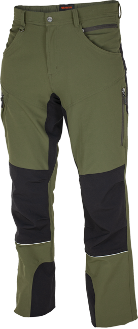 BENNON FOBOS pantaloni de lucru outdoor, verzi/negri