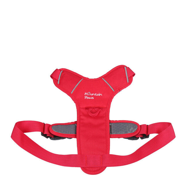 Mountain Paws Dog Harness ham căptușit pentru câini, roșu, mare