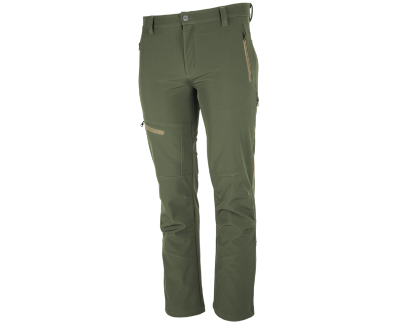 BENNON FORCE pantaloni softshell, verzi/sable