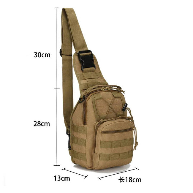 DRAGOWA geantă Crossbody, Coyote