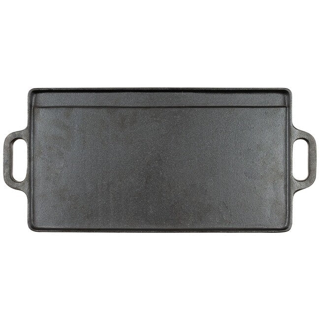 Fox Outdoor tigaie de grătar din fontă, cca 50 x 23 x 1,5 cm
