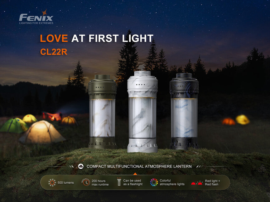 Fenix CL22R lampă reîncărcabilă, neagră