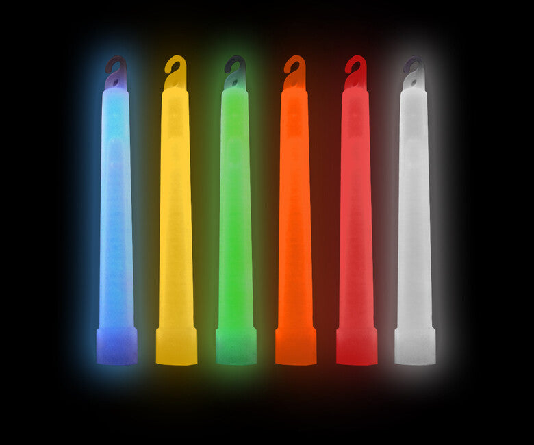 BasicNature baton luminos, portocaliu, 15 cm