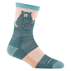 Darn Tough Bear Town Micro Crew Lightweight turistické ponožky s tlmením, Quartz