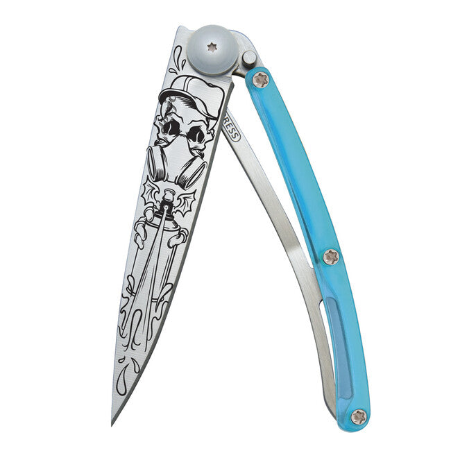 Deejo Street Spray briceag, blue