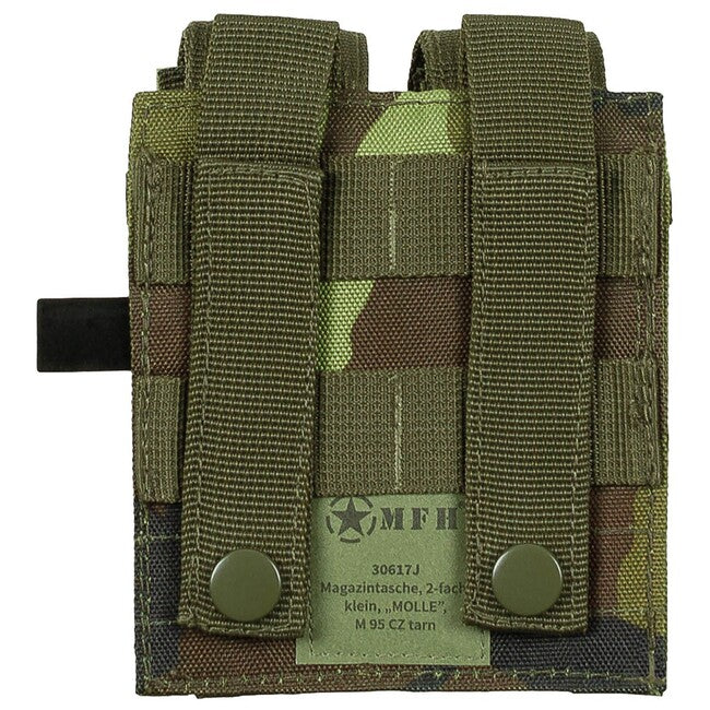 MFH M 95 husă pentru încărcătoare MOLLE, 2 compartimente, mică, CZ
