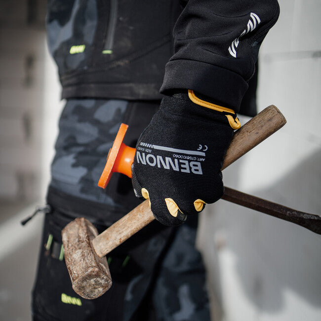 BENNON KALYTOS WTR mănuși de lucru Gloves, negre/galbene