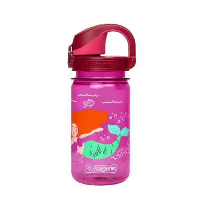 Nalgene Grip-n-Gulp Sustain sticlă de apă pentru copii, pink mermaid, 0,35 L