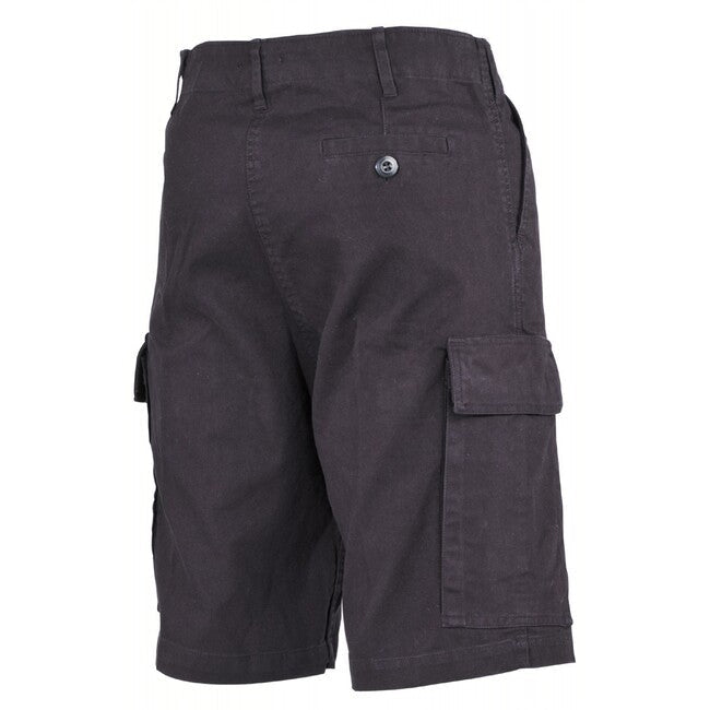 MFH BW bermude moleskin, negru-stonewashed