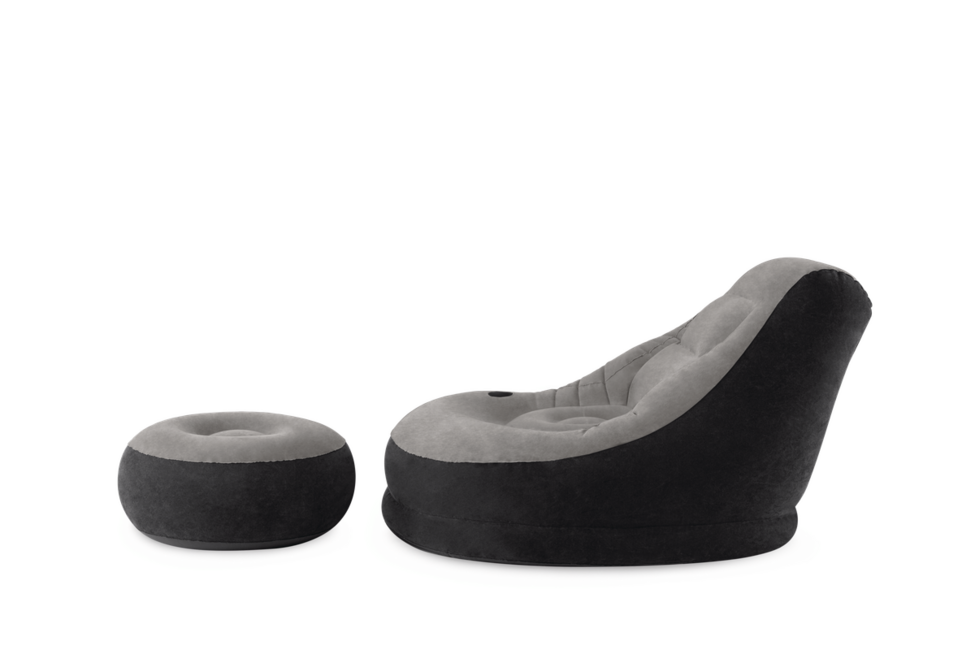 Intex Ultra Lounge fotoliu gonflabil confortabil cu taburet
