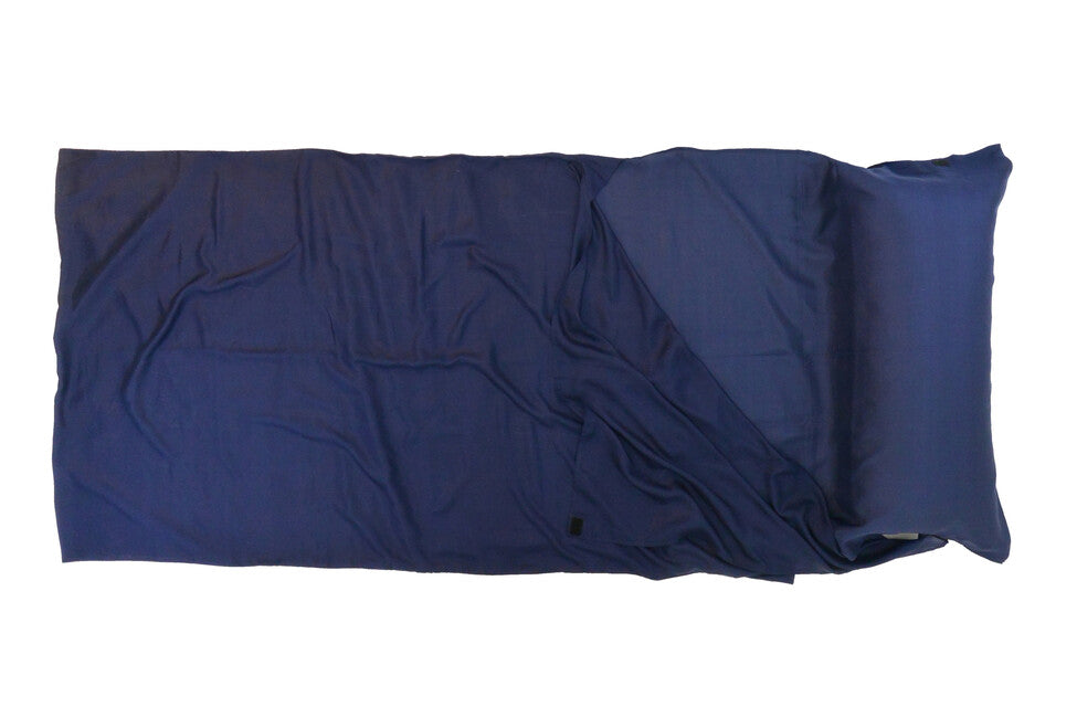 Origin Outdoors Silk inserție pentru sac de dormit rectangular, royal blue
