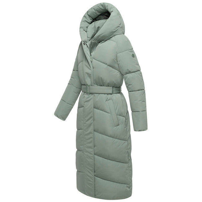 Navahoo EISBLICK geacă lungă de iarnă pentru femei, smokey mint