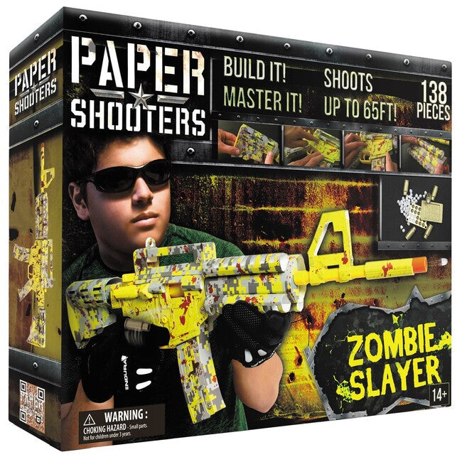PAPER SHOOTERS Zombie Slayer set pliabil de armă
