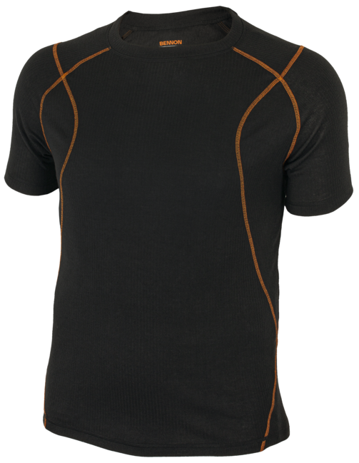 BENNON ARTEMIOS tricou termo scurt, negru