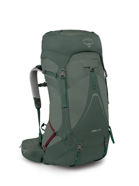 OSPREY AURA AG LT 50 rucsac de trekking, koseret/darjeeling spring gren