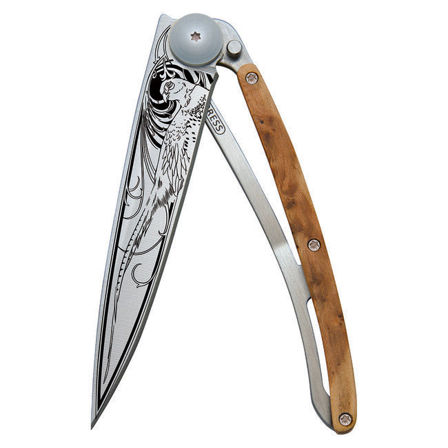 Deejo Nature briceag juniper wood Fazan