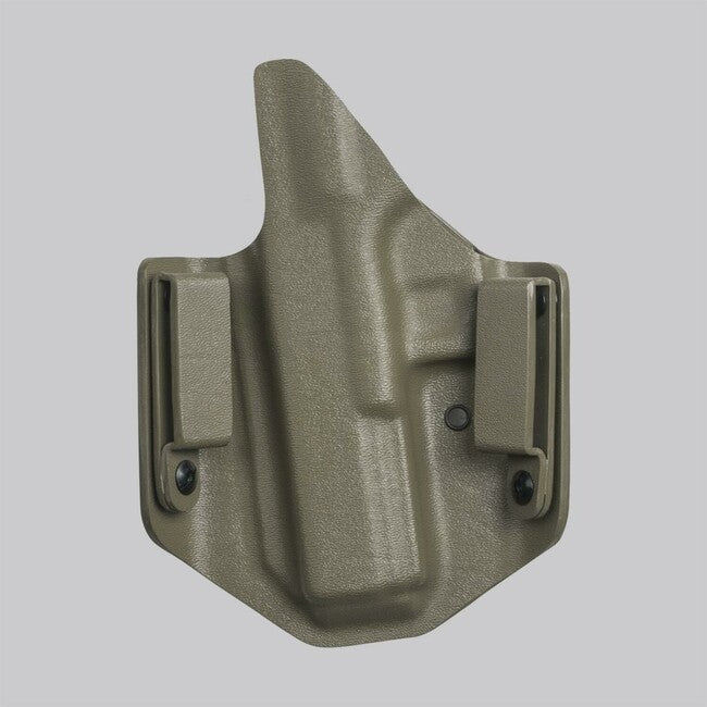 Direct Action® OWB NO LIGHT toc pentru armă Full Kydex compatibil cu pistolul Glock 17, Flat Dark Earth