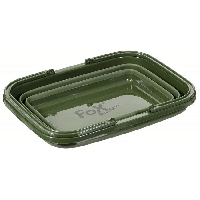 Fox Outdoor coș pliabil 9 l, oliv