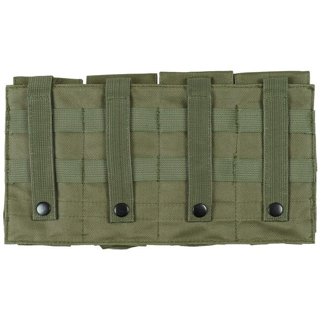 MFH husă MOLLE, 4 compartimente, OD green