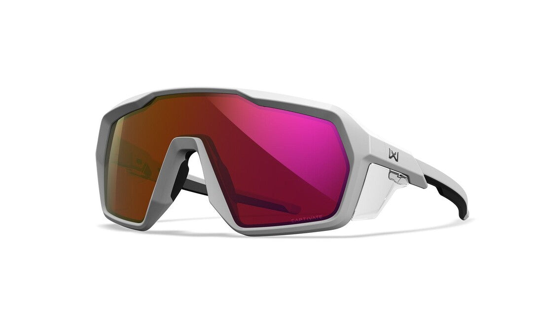 Wiley X Citadel ochelari de soare, Captivate red mirror/polished white