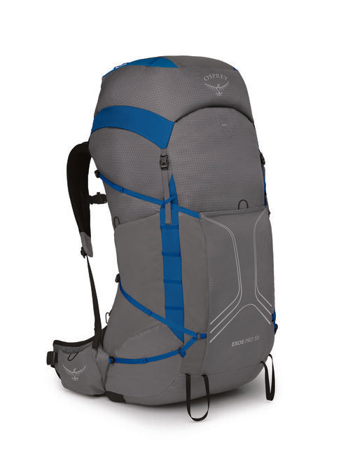 OSPREY EXOS PRO 55 rucsac de trekking, dale grey/agam blue