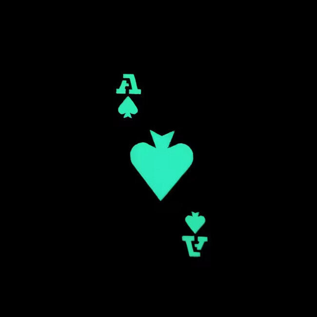 WARAGOD Poker Cards Ace of Spades emblemă, olive