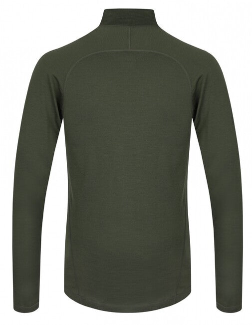 HUSKY Merow Zip tricou termic cu fermoar pentru bărbați M, verde