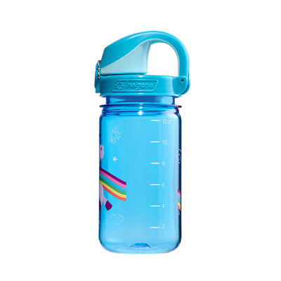 Nalgene Grip-n-Gulp Sustain sticlă de apă pentru copii 0,35 L, blue unicorn