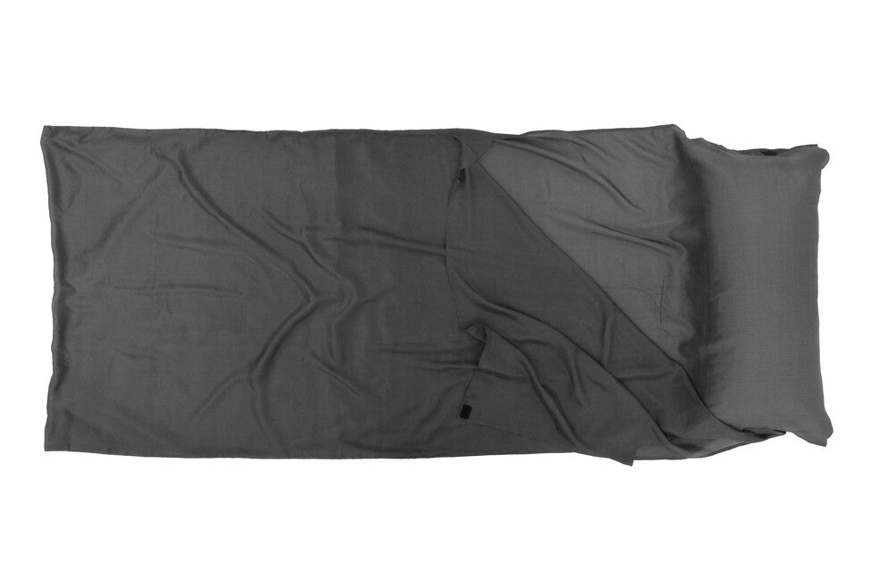 Origin Outdoors Ripstop Silk inserție pentru sac de dormit rectangular, dark grey