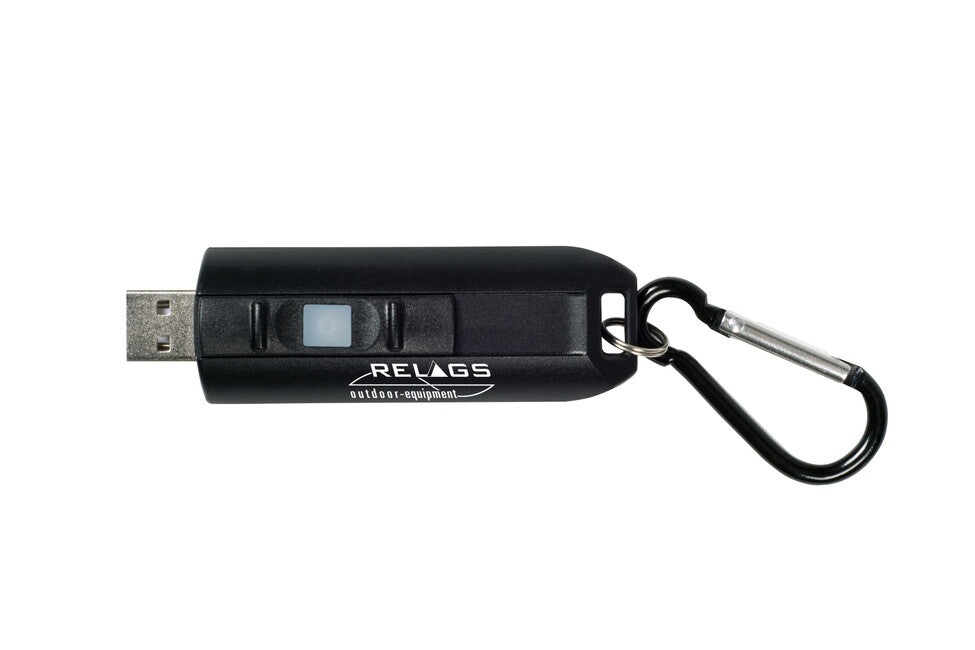 BasicNature breloc USB LED, negru