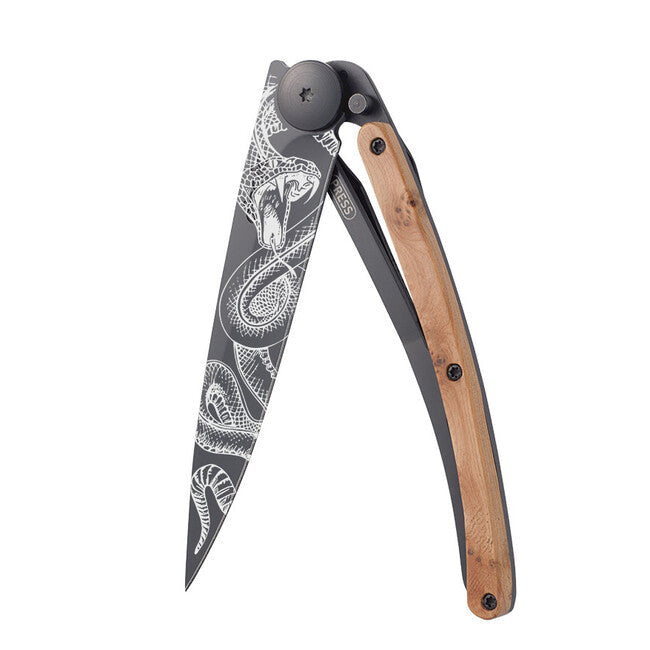Deejo Tattoo briceag snake black juniper