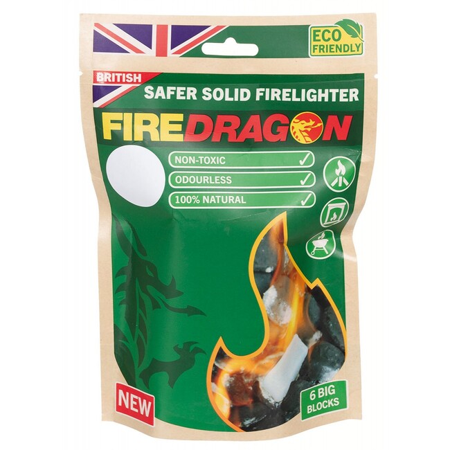 MFH Firedragon pachet combustibil gel solid 6buc, 162 g (1 buc aprox 27 g)