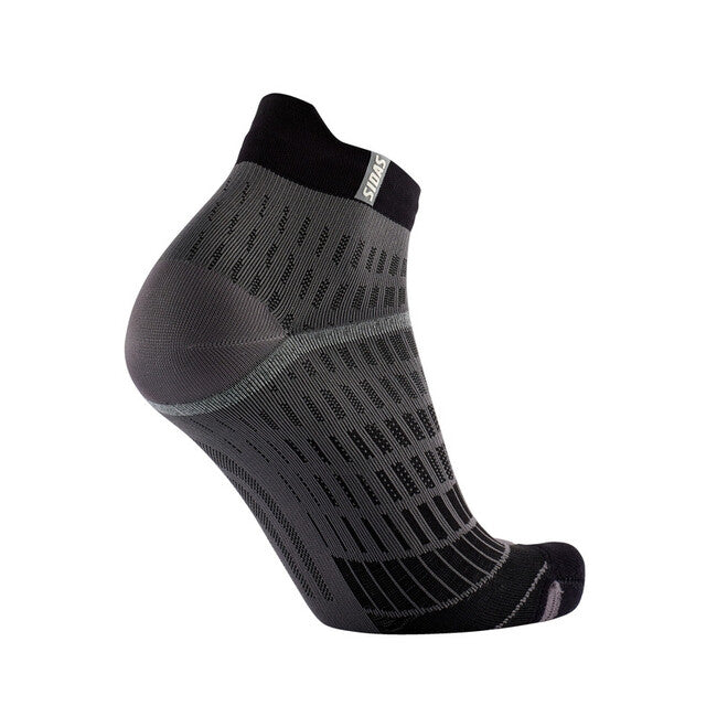 Sidas T-Free Run șosete, gri/negru
