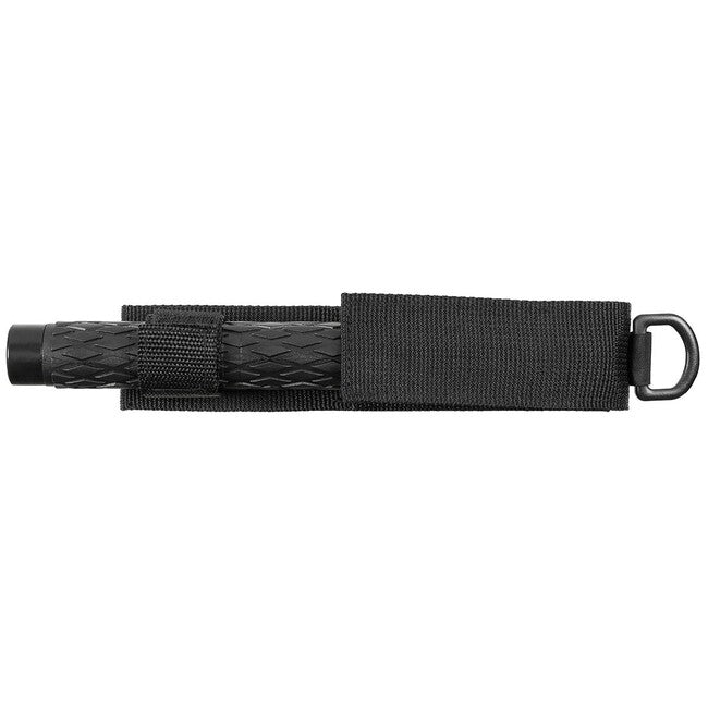 MFH baston telescopic din metal, negru