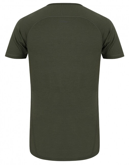HUSKY Mersa tricou termic pentru bărbați cu mânecă scurtă, verde