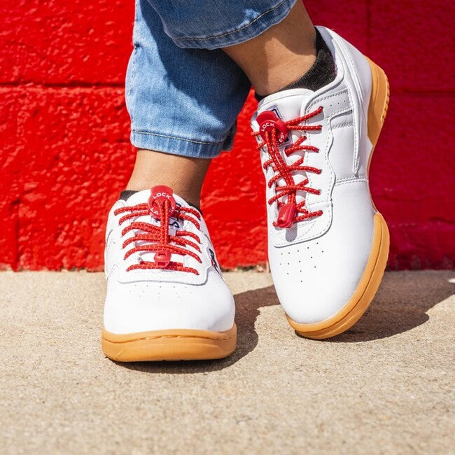 Lock Laces șireturi pentru pantofi, roșii