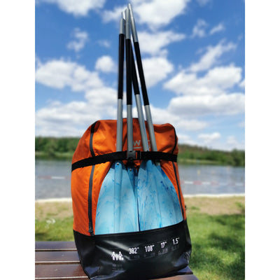 BasicNature pagaie dublă, albastru, 230 cm