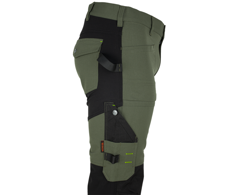 BENNON EREBOS WP pantaloni de lucru, verzi/negri