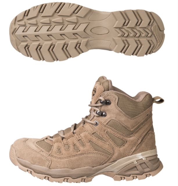 Mil-Tec SQUAD STIEFEL 5 INCH bocanci, Coyote