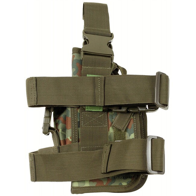 MFH MOLLE toc pentru pistol pe coapsă dreapta, BW camo