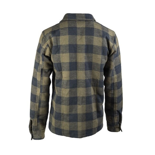 Mil-Tec cămașă din flanelă, neagră/oliv