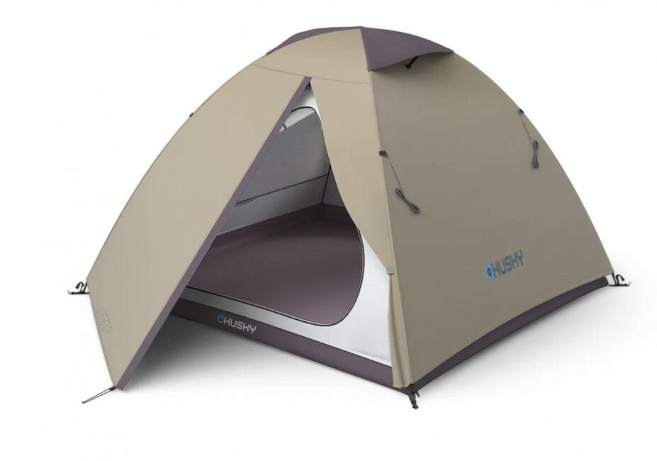 Husky Bizam 2 Plus cort de trekking pentru 2 persoane, Black Coating light brown