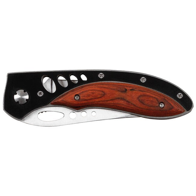 Fox Outdoor Jack briceag cu o mână, mâner cu inserții din lemn