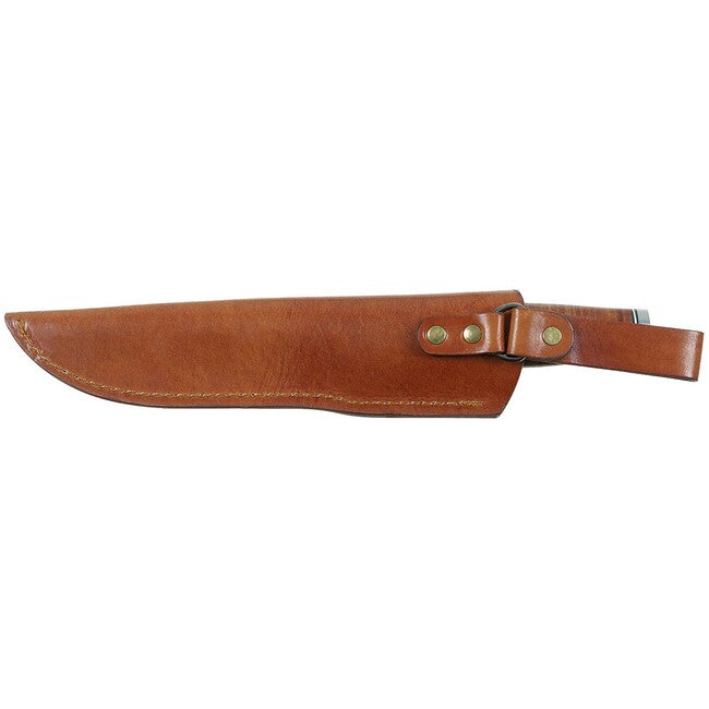 Fox Outdoor Pathfinder Ranger 16 cuțit mâner din piele, cu teacă