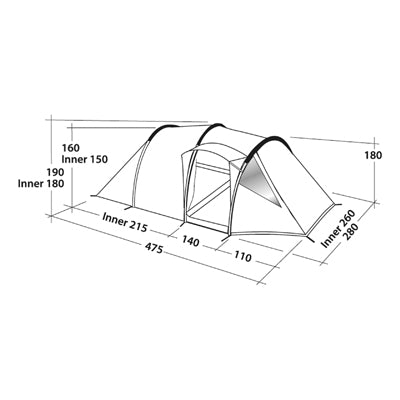 Robens Stan Double Dreamer cort pentru 5 persoane
