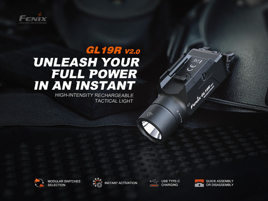 Fenix GL19R V2.0 lanternă reîncărcabilă pentru armă