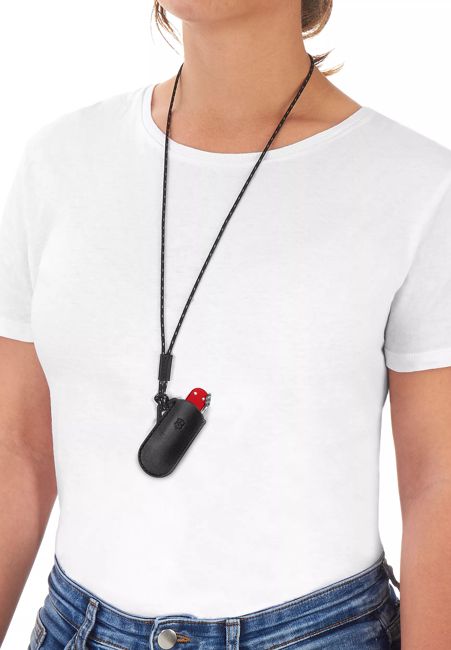Victorinox husă din piele pentru briceag, gri